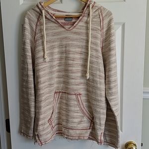 Men's Baja Style Distressed Hoodie